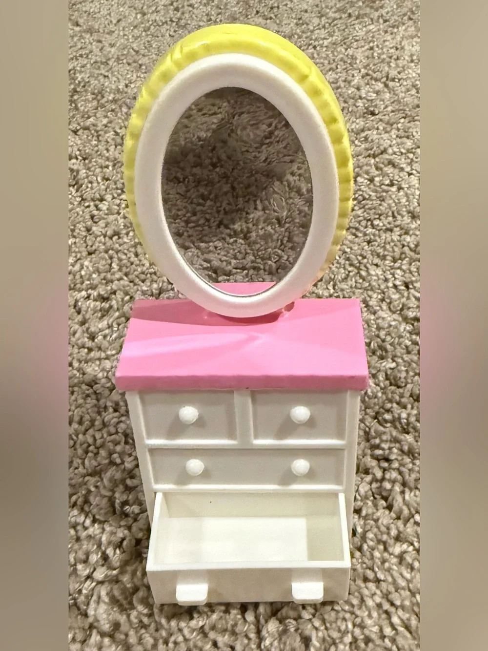 Fisher-Price Loving Family Bedroom Vanity Dresser Mirror Replacement Furniture